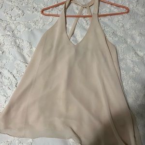 Cream flowy top